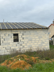 Photo de galerie - Pose d’écran sous toiture 