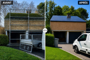 Photo de galerie - Une Rénovation couverture + isolation 