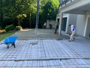 Photo de galerie - Une chape à 300 m2 