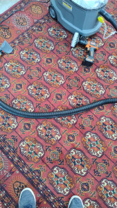Photo de galerie - Nettoyage tapis AVANT 