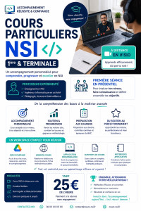 Photo de galerie - Cours d'informatique