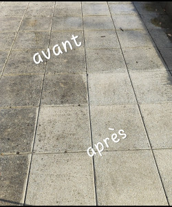 Photo de galerie - Nettoyage dalle 