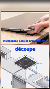 Photo de galerie - Découpe et installation 60€