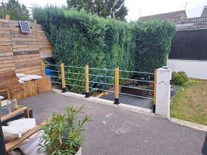 Photo de galerie - Réalisation du garde-corps 