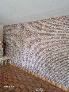 Photo de galerie - Pose de papier peint Après