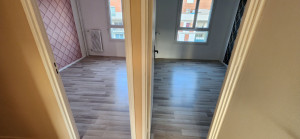 Photo de galerie - Pose de parquet flottant (85m2) 
