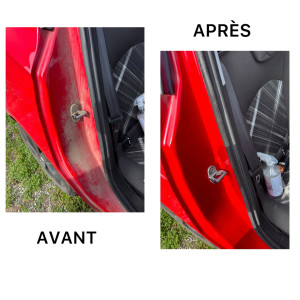 Photo de galerie - Nettoyage voiture ( portière arrière)