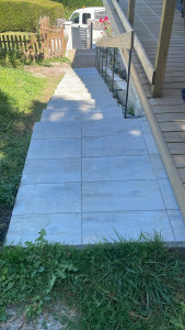 Photo de galerie - Carrelages extérieur escalier 