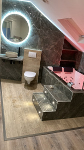 Photo de galerie - Rénovation complète de Sdb baignoire balneo 