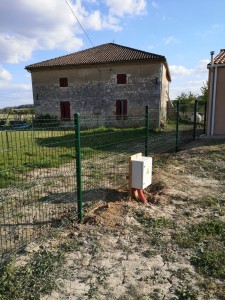 Photo de galerie - Pose de clôture
