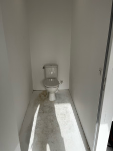 Photo de galerie - Pose WC avec sanybroyeur