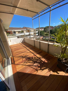 Photo de galerie - Terrasse bois exotique + saturateur 