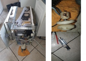 Photo de galerie - Réparation lave vaisselle  beko pompe de pression HS et résistance 
