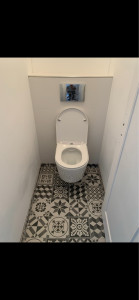 Photo de galerie - Création wc suspendu 