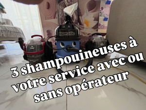 Photo de galerie - Shampouineuse  professionnelle 