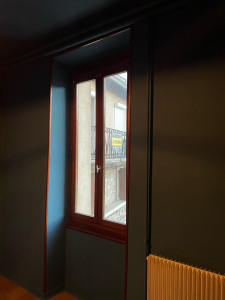Photo de galerie - Peinture bleue réalisé 