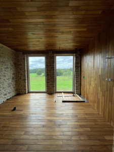 Photo de galerie - POSE PARQUET SDB
