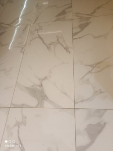 Photo de galerie - Le carrelage que j'ai posé chez un client 
