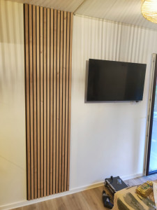 Photo de galerie - Fixation de TV et des tasseaux