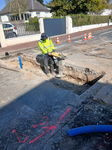 Photo de galerie - Remblais - Compactage Raccordement assainissement et Eau Potable 