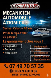 Photo de galerie - Mécanicien automobile à domicile 