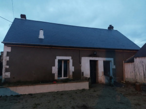 Photo de galerie - Réfection toiture en ardoise 
