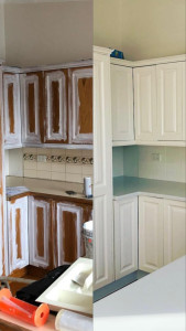 Photo de galerie - Cuisine avant / après