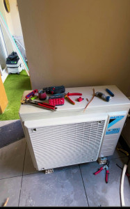 Photo de galerie - Installation de climatisation sur la colle sur loup 