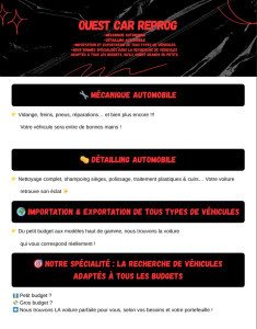 Photo de galerie - Description de nos prestations