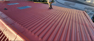 Photo de galerie - Résine sur Toiture en Fibro-ciment