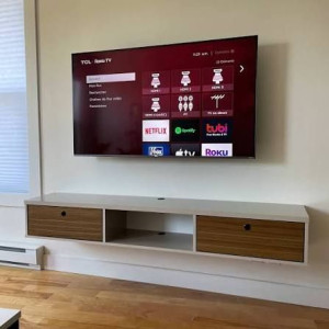 Photo de galerie - Fixation TV murale 