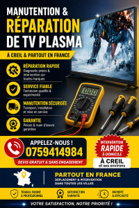 Photo de galerie - ? Dépannage électronique toutes marques ? LED • Plasma • LCD • Smart TV ?️ Réparation • Montage • Installation ? Nettoyage • Entretien • Ménage Service rapide, sérieux et professionnel.