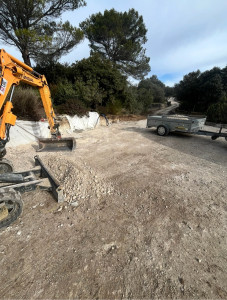 Photo de galerie - Nettoyage de chemin pour un nouveau gravier 