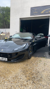 Photo de galerie - Nettoyage extérieur Ferrari Portofino