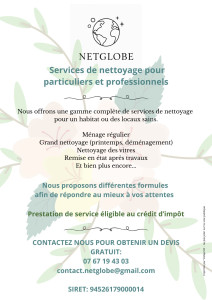 Photo de galerie - Flyer de présentation