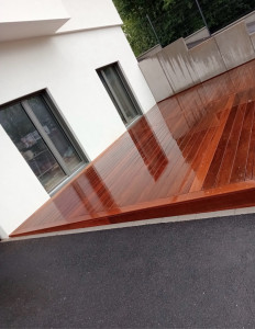 Photo de galerie - Terrasse en bois exotique 