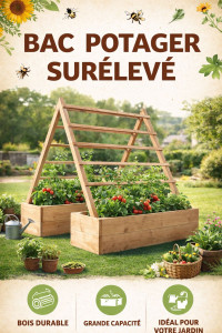 Photo de galerie - Je propose mes services en création de bac potager en bois Douglas classe 3.
La belle saison arrive n'hésitez pas à me demander des renseignements 