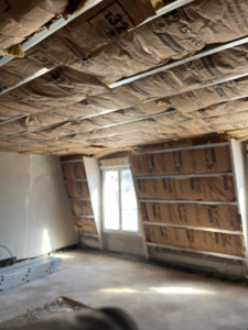 Photo de galerie - Finition pour la laine de verre 