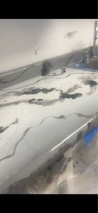 Photo de galerie - Création sur mesure plan de travail 