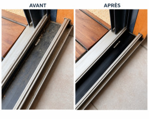 Photo de galerie - Rainures avant / après 