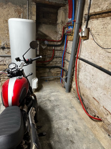 Photo de galerie - Création réseau eau chaude eau froide 