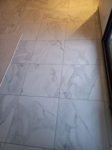 Photo de galerie - Pose de carrelage 