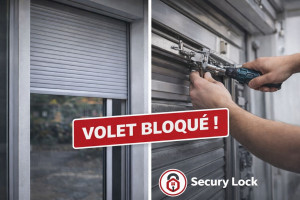 Photo de galerie - Volet bloqué ou cassé