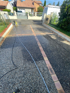 Photo de galerie - Nettoyage de dallage