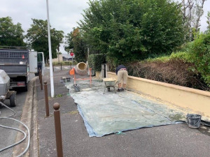 Photo de galerie - Application d’enduit