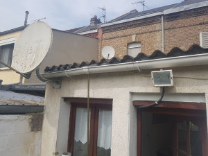 Photo de galerie - Pose de gouttière 