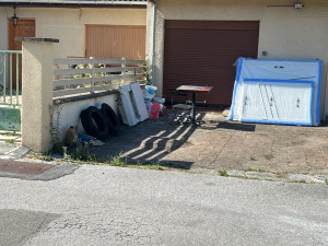 Photo de galerie - Pose de portail double battant +pilier+ portillon 