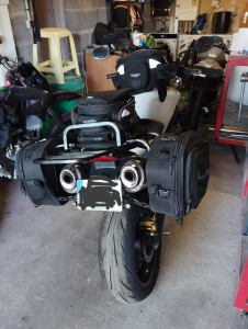 Photo de galerie - Fabrication support de sacoches porte bagages (3)