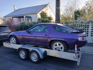 Photo de galerie - Transport d'une Porsche 928