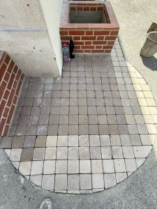 Photo de galerie - Pose de tomettes 